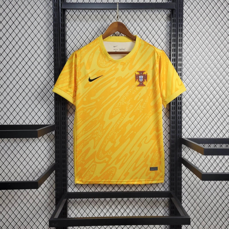 Camisa Seleção de Portugal Goleiro Amarela - 2024/25 - Torcedor
