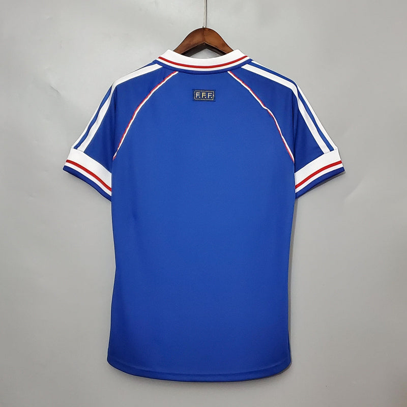 Camisa Retrô Seleção França 1998/98 Home - ResPeita Sports