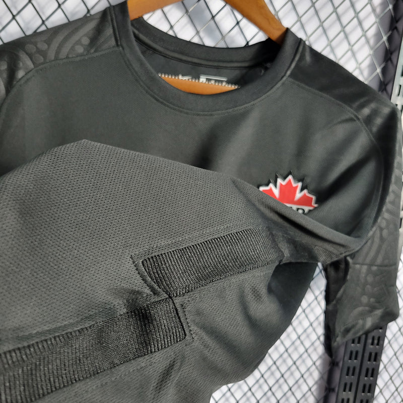 Camisa Seleção do Canada 2022/23 Preto - Torcedor