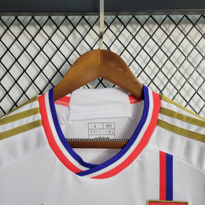 Camisa do Lyon 2023/24 Branco e Dourado - Torcedor