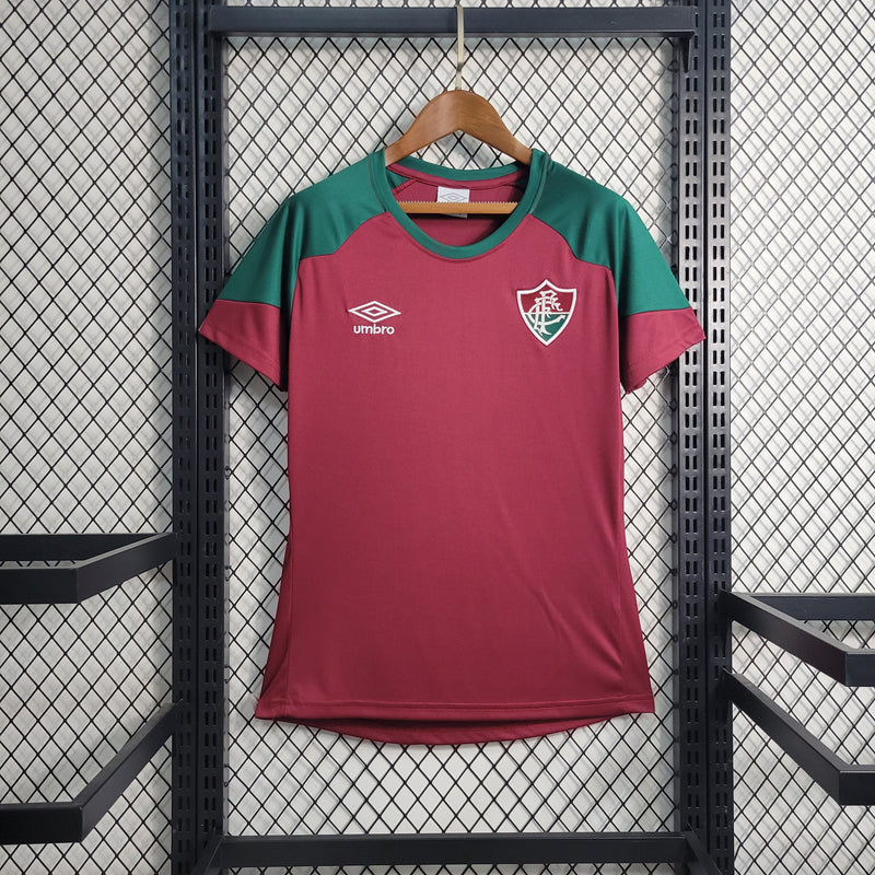 Camisa Feminina do Fluminense 2023/24 Vermelho e Verde - Torcedor