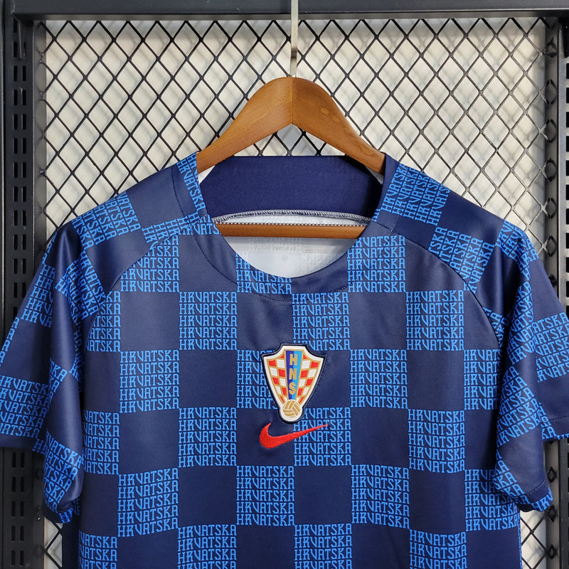 Camisa Seleção da Croacia 2022/23 Azul Treino - Torcedor