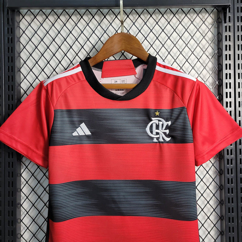 Conjunto Infantil Flamengo 2023/24 - Home
