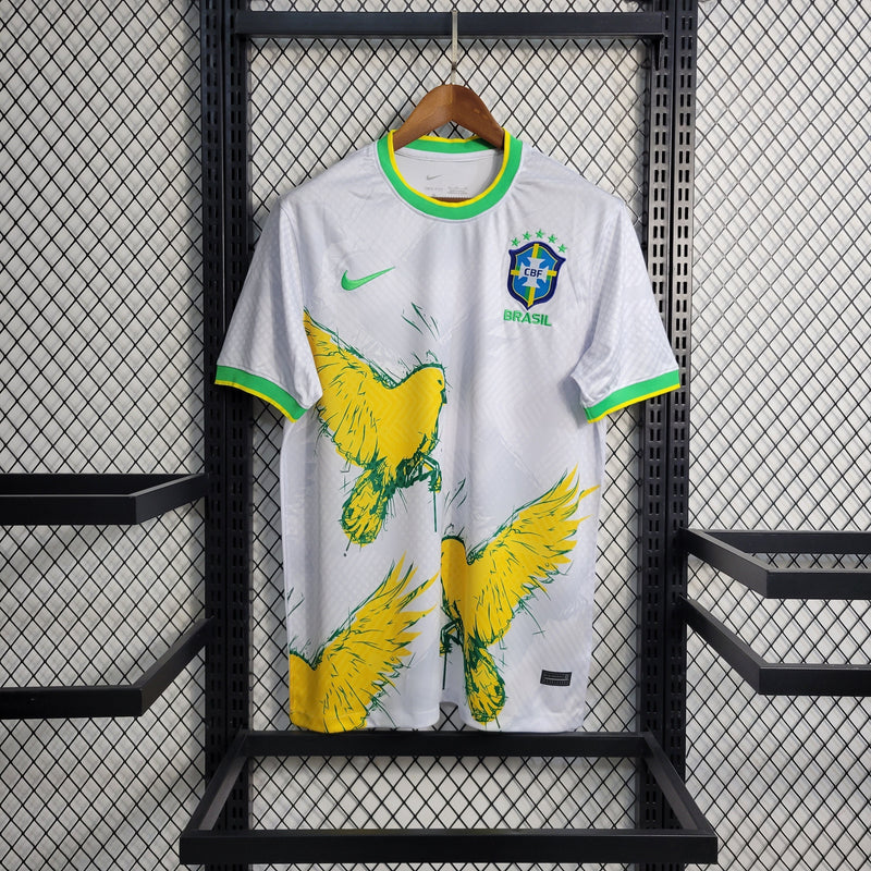 Camisa Seleção do Brasil 2022/23 Branco - Torcedor