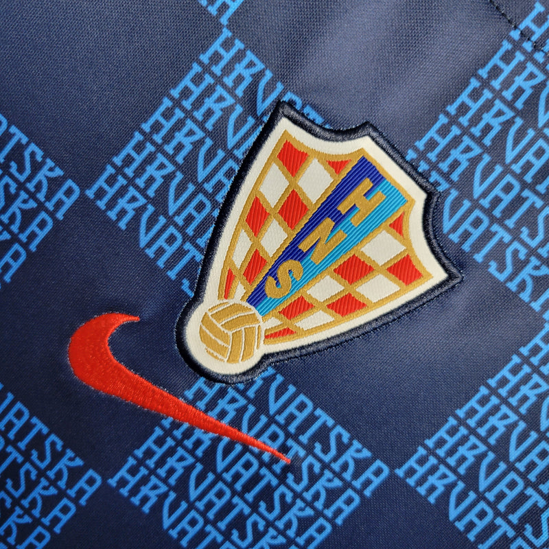 Camisa Seleção da Croacia 2022/23 Azul Treino - Torcedor