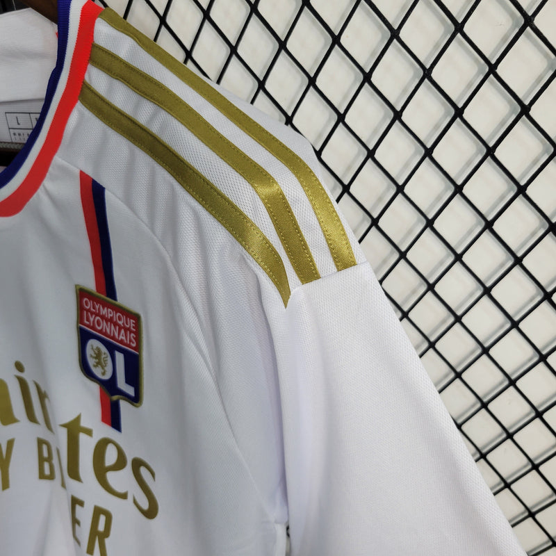 Camisa do Lyon 2023/24 Branco e Dourado - Torcedor